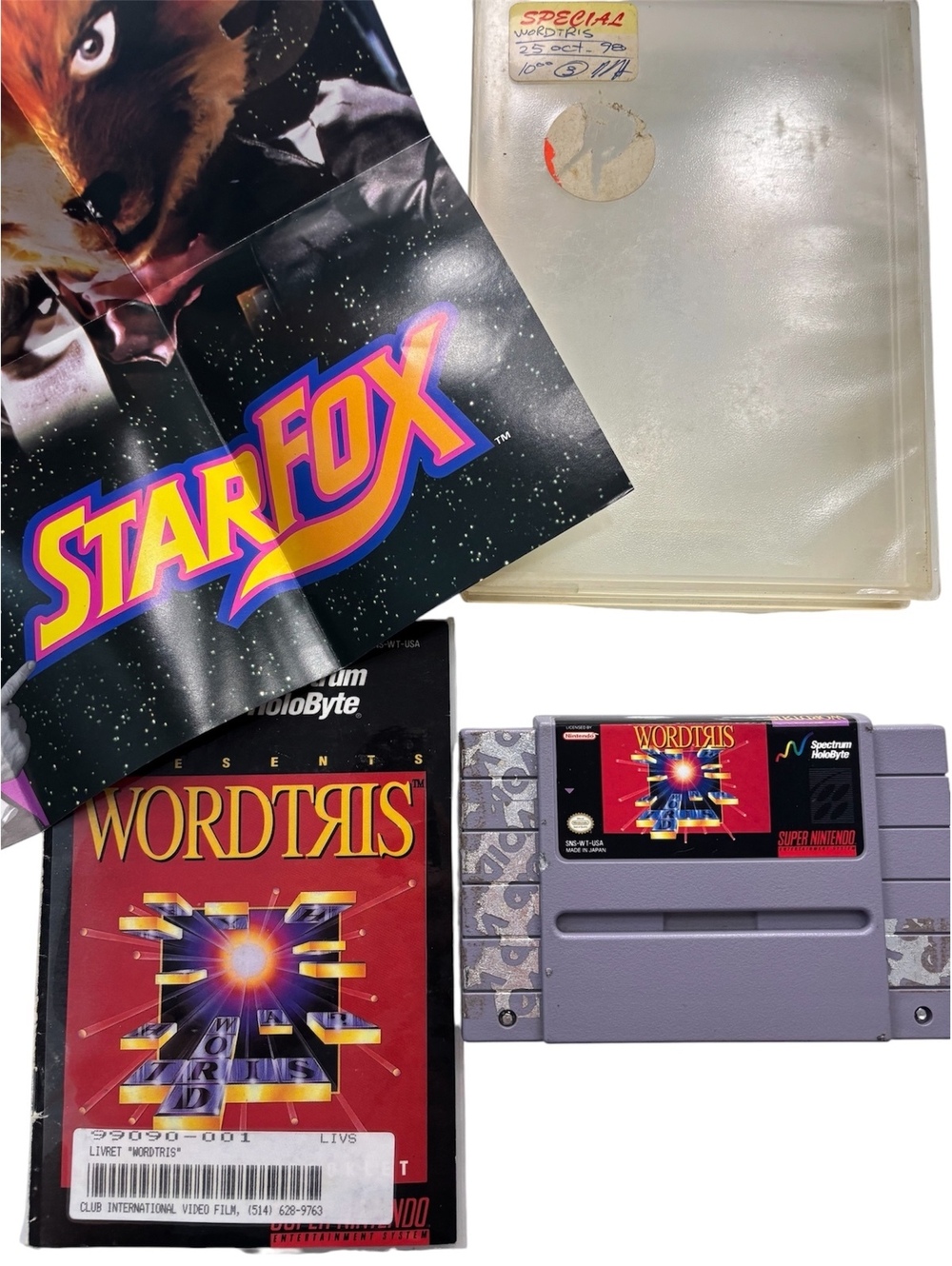 Wordtris Super Nintendo SNES Game CIB Complete Box Manual Authentic